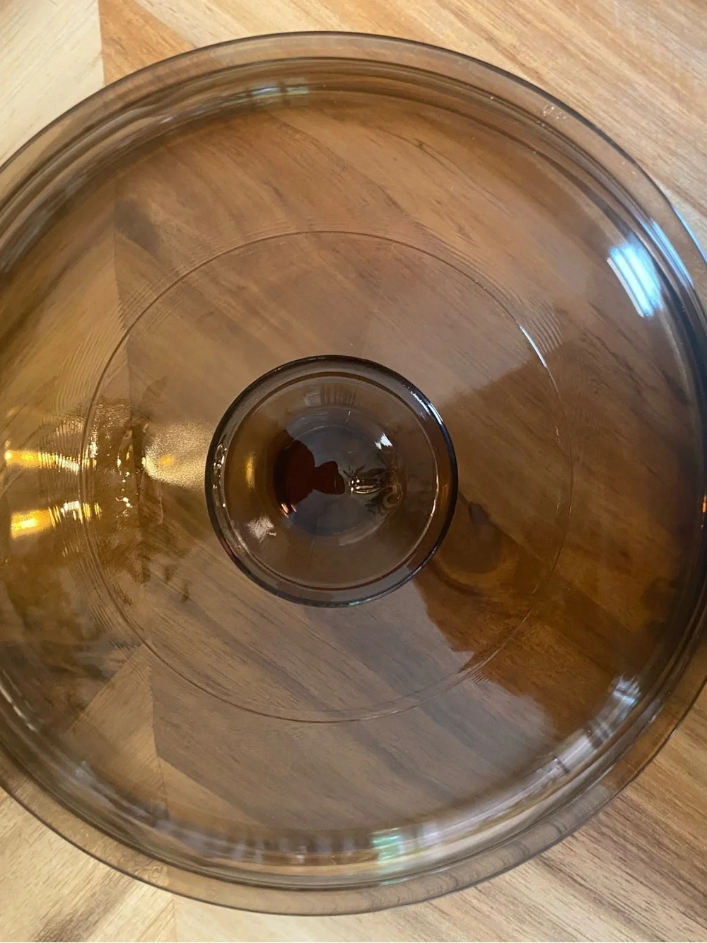 Corning Visionware Amber 3.5 L  Dutch Oven Stock Pot W/ Lid